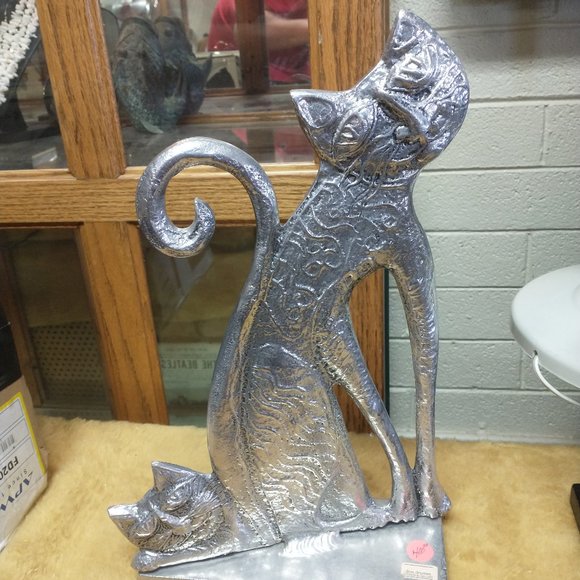 don drumm sliver antique cats - Picture 1 of 3